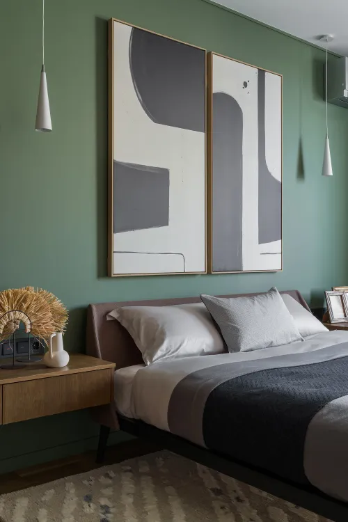 кровать belle в интерьере