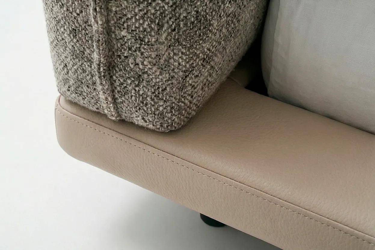 Дизайнерская кровать Пиллоу — детали кожаного основания