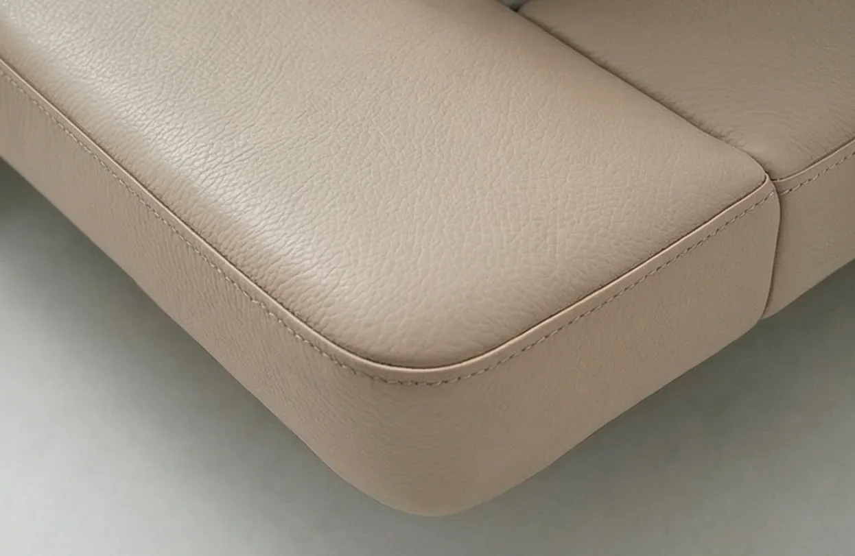 Дизайнерская кровать Пиллоу — детали кожаного основания